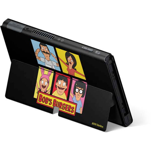 Bobs Burgers Tiles Nintendo Switch OLED (2021) Skin